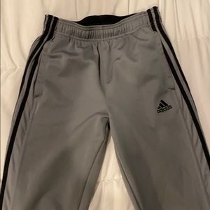 ADIDAS grey/black track pants